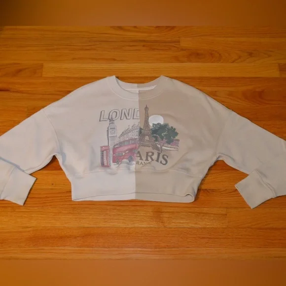 Women’s Abercrombie & Fitch cropped sweatshirt, size XXS - Picture 2 of 14